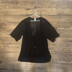 Dotti Black Swim Coverup